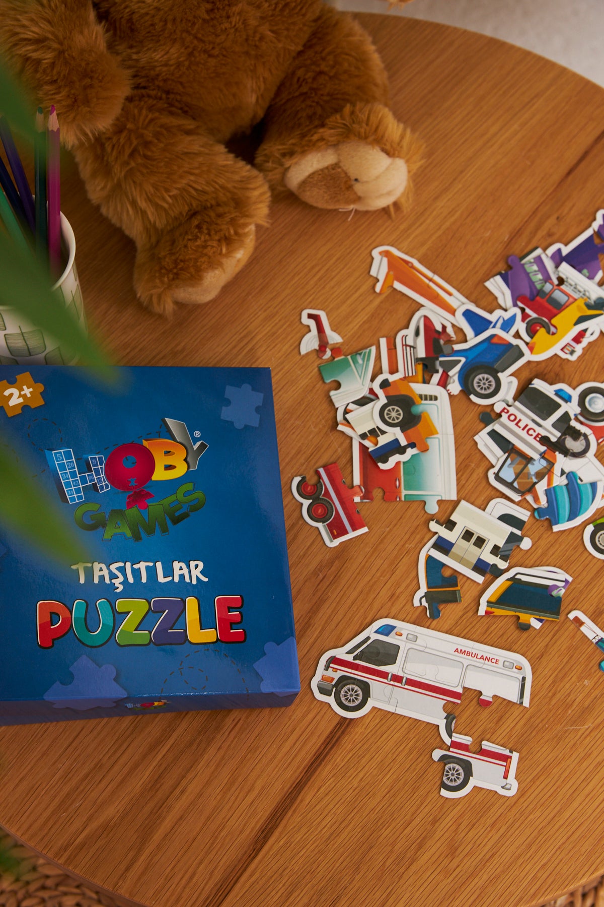 Öğretici Şekilli Taşıtlar Yapboz Baby Puzzle