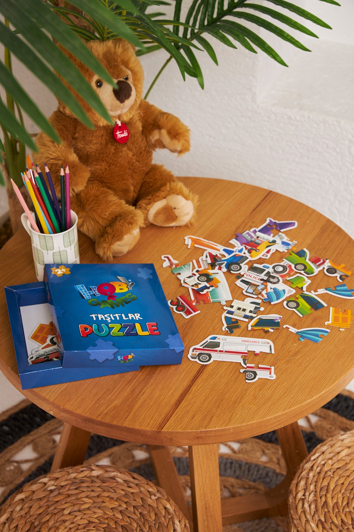 Öğretici Şekilli Taşıtlar Yapboz Baby Puzzle