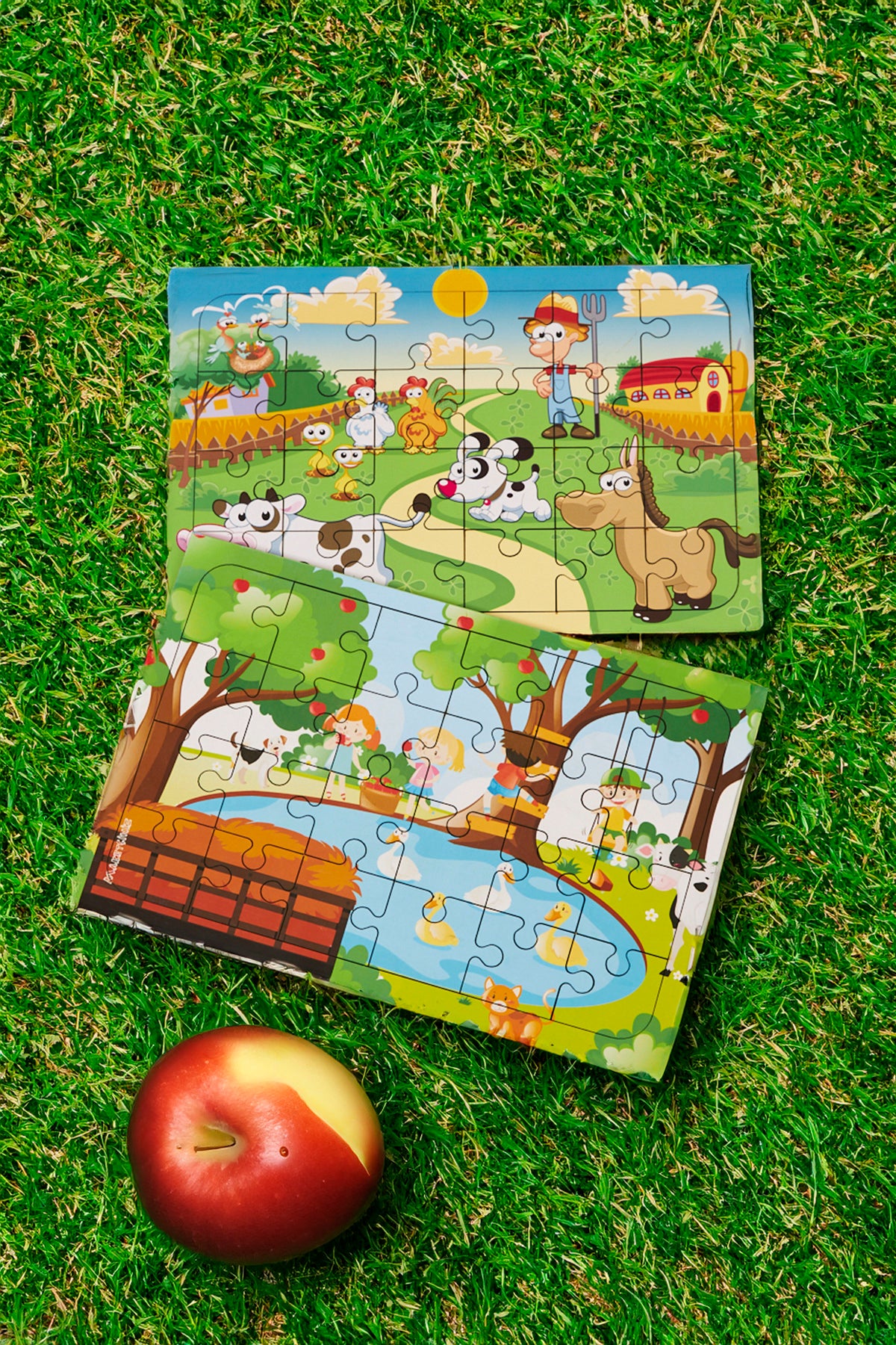 Okul Öncesi Başlangıç Yapboz Çiftliğim Ve Piknik Ahşap Puzzle Set