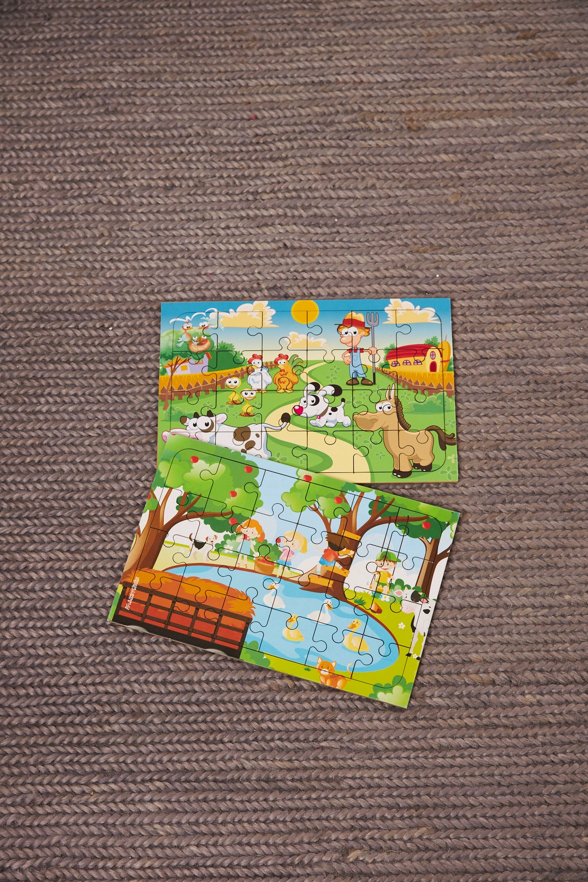 Okul Öncesi Başlangıç Yapboz Çiftliğim Ve Piknik Ahşap Puzzle Set