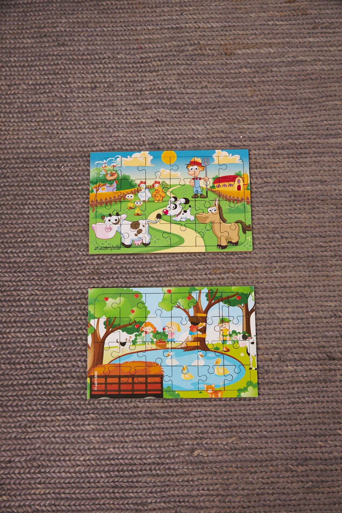 Okul Öncesi Başlangıç Yapboz Çiftliğim Ve Piknik Ahşap Puzzle Set