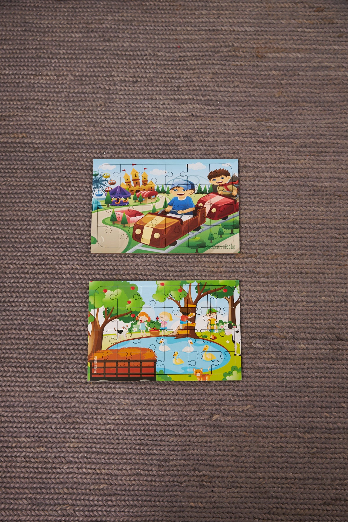 Okul Öncesi Başlangıç Yapboz Lunapark Maceram ve Piknik Ahşap Puzzle Set